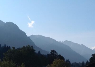 Ausblick Ferienwohnung Bergsteiger
